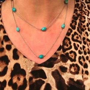 SasSpurilla sterling and turquoise necklace